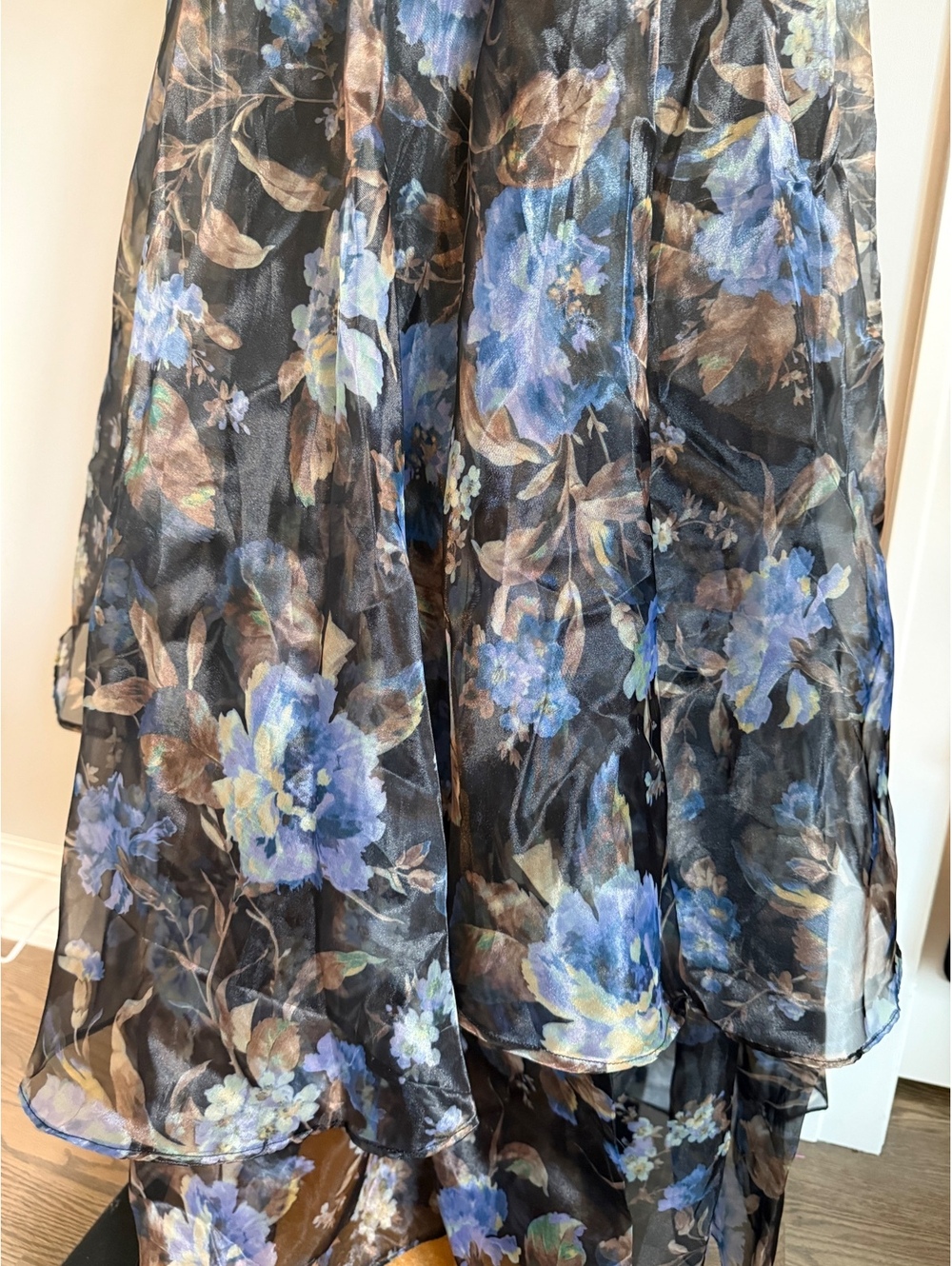 Lulus New Strapless Floral High-Low Dress with Tags - Picture 5 of 15